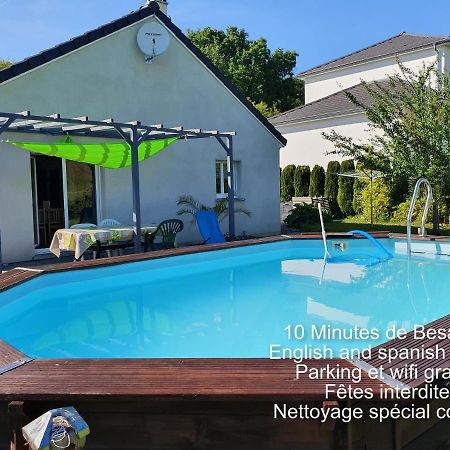 2 Vraies Chambres Privees Au Calme Dans Villa De Campagne Plain-Pied 105M2 Avec Piscine A Montfaucon Montfaucon  Buitenkant foto